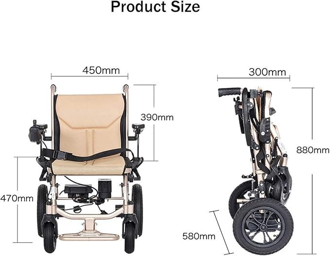 "Compra ahora las mejores Sillas de Ruedas eléctricas Plegables para Adultos en nuestra tienda en línea. Con Motores potentes y batería de Litio móvil de 2 Piezas, estas sillas inteligentes y ligeras de 14 kg te brindarán la movilidad que necesitas. ¡No esperes más para adquirirlas!"