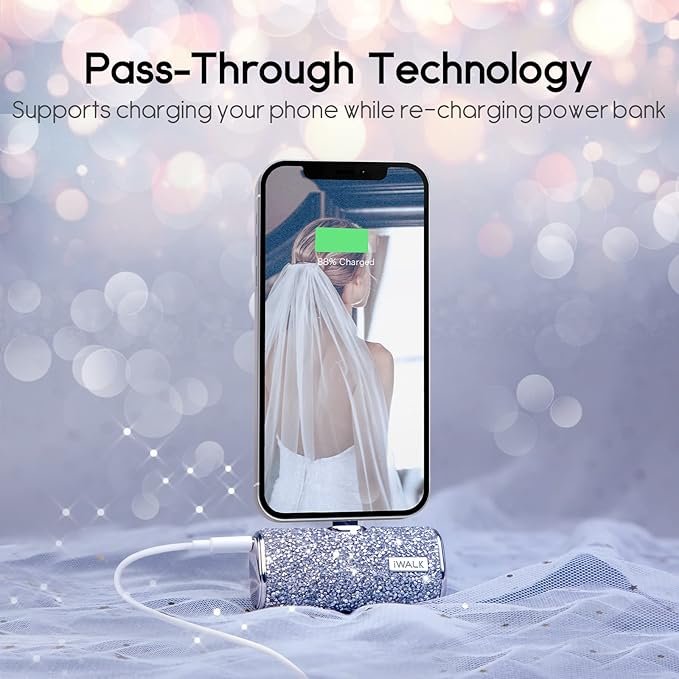 Opiniones iWALK Pequeño Portátil Banco de Energía 4500mAh Ultra-Compacto Lindo Cargador de Batería Power Bank Compatible con iPhone - Descubre el cargador de batería más compacto y lindo para tu iPhone. Nunca más te quedes sin carga en tus dispositivos con este banco de energía ultra-portátil de iWALK. ¡Haz que la vida sea más fácil con este práctico cargador de batería!