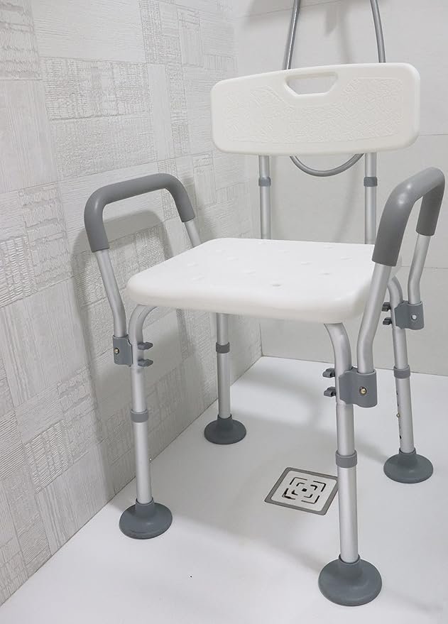 Opiniones PEPE Mobility Silla Ducha Personas Mayores Antideslizante, Respaldo y Reposabrazos Extraibles, Ajustable en Altura, Ortopédica - Silla de ducha para personas mayores con diseño antideslizante, ajustable en altura y con respaldo y reposabrazos extraíbles. Ortopédica y segura. ¡Compra la tuya ahora!