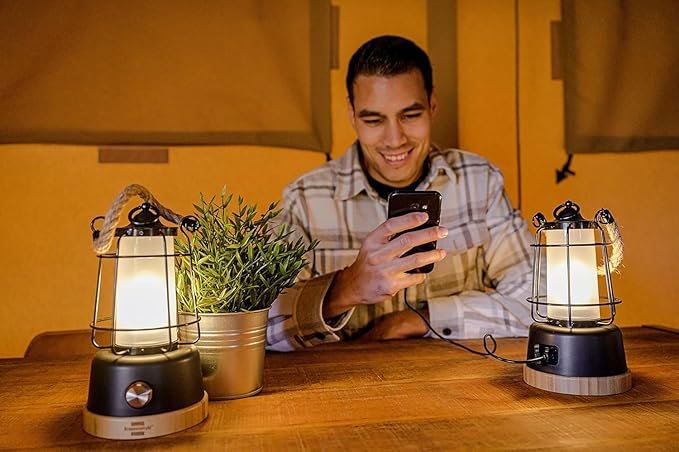 Linterna camping recargable Brennenstuhl CAL 1 con cuerda de cáñamo y base de bambú para iluminar tus aventuras al aire libre. ¡Descubre sus ventajas y llévala contigo en tu próxima expedición!