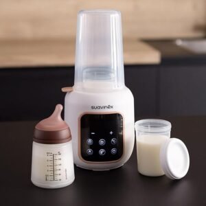 Opiniones Suavinex, Calientabiberones y Esterilizador 2 en 1 - Esteriliza Biberones y Chupetes, Calienta y Descongela Biberones. ¡Descubre la mejor opción para mantener la higiene y la temperatura perfecta de los biberones y chupetes de tu bebé!