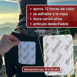Opiniones Thermopad Rückenwärmer Calentadores corporales (Paquete de 10), Unisex-Adultos - Descubre la mejor forma de mantener tu cuerpo cálido con los calentadores Thermopad Rückenwärmer. ¡Aprovecha este paquete de 10 unidades para toda la familia!