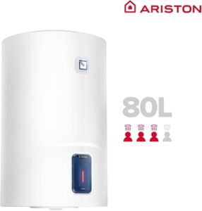 Termo eléctrico Ariston Lydos R de 80 litros con regulación externa y depósito de titanio - Opiniones y características.