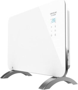 Opiniones Cecotec Radiador Eléctrico Bajo Consumo Ready Warm 6650 Crystal Connection. Wifi, 1000 W, Termostato Regulable - ¡Descubre la mejor opción para mantener tu hogar cálido y acogedor! Aprovecha la tecnología Wifi y el termostato regulable para disfrutar de la máxima comodidad. Consume menos energía y obtén un ambiente agradable en cualquier momento. ¡Hazte con el tuyo ahora!