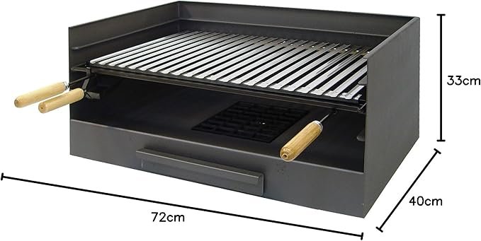 Opiniones Imex El Zorro Cajón para barbacoa con parrilla de inox, 72 x 40 x 33 cm - Descubre la mejor forma de disfrutar de una deliciosa barbacoa en tu jardín con este cajón para barbacoa de Imex El Zorro. Con su parrilla de acero inoxidable y sus dimensiones de 72 x 40 x 33 cm, este cajón te garantiza una cocción perfecta. ¡No esperes más y hazte con el tuyo ahora!