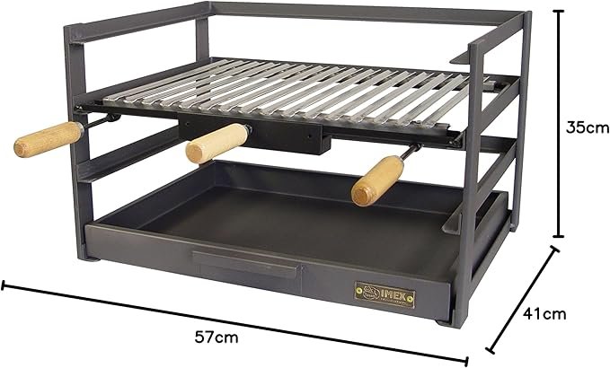 Opiniones Imex El Zorro Cajón Barbacoa con Parrilla, Negro, 57x41x35 cm - Descubre la mejor calidad en parrillas para tus comidas - ¡Compra ahora y disfruta de tus asados!