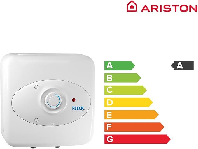 Opiniones Fleck, TP - Termo Eléctrico 15 Litros, Calentador de Agua Eléctrico Vertical, Seguro, Compacto, Eficiente - Imagen del Producto.