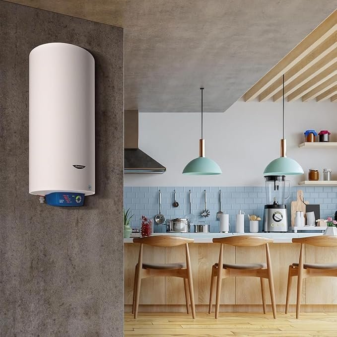 Opiniones Ariston, Fleck Bon - Termo Eléctrico 50 Litros, Calentador de Agua Eléctrico Horizontal/Vertical Seguro y Eficiente. ¡Compra ahora y disfruta de agua caliente en tu hogar de forma segura y eficiente!