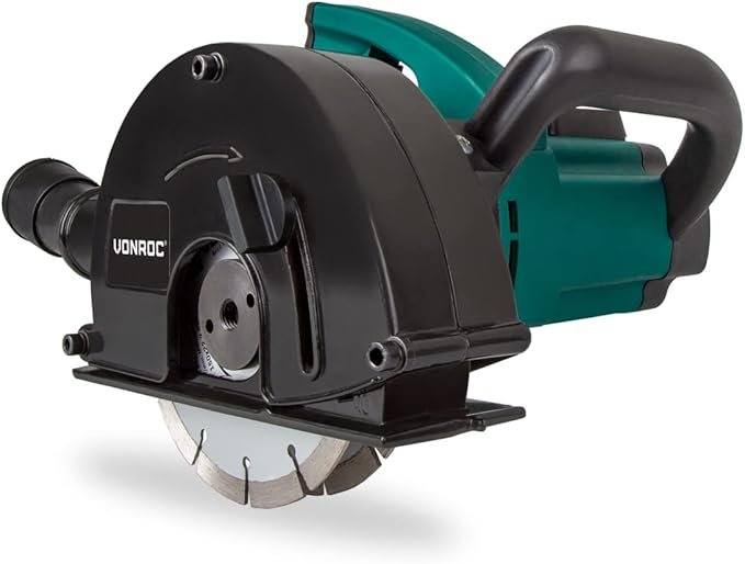 Opiniones VONROC - Ranuradora (1700 W, 150 MM, 2 discos diamantes, sangrado 40 mm, ranuradora Beton profesional. ¡Descubre la mejor ranuradora para tus proyectos de construcción!