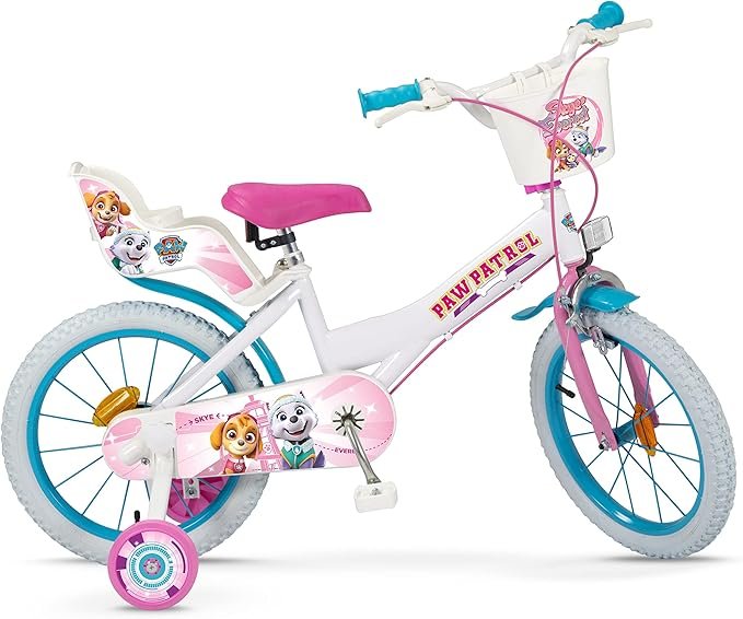 TOIMSA Bicicleta 16" Paw Patrol Skye y Everest - Opiniones y Reseñas - La mejor bicicleta para niños de Paw Patrol