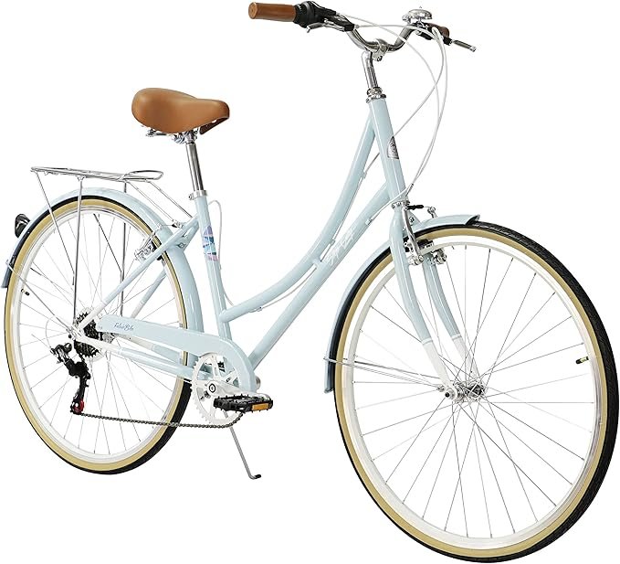 Opiniones FabricBike Step City- Bicicleta de Paseo Mujer, Bicicleta Urbana Vintage Retro, Bicicleta de Ciudad Estilo Holandesa - Descubre nuestra bicicleta de paseo mujer ideal para recorrer la ciudad con estilo. Fabricada con un diseño urbano vintage retro inspirado en las bicicletas holandesas, esta bicicleta de ciudad te brindará comodidad y elegancia en cada trayecto. ¡Hazte con la tuya hoy mismo!