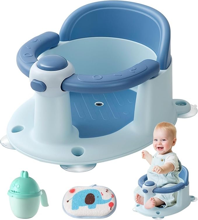 Asiento de bañera para bebé a partir de 6 meses, antideslizante - Opiniones y review del mejor producto para la hora del baño. ¡Descubre sus beneficios y características!