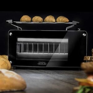 Opiniones Tostadora Cecotec VisionToast 1260 W Capacidad 2 TostadasVentanas de Cristal Ranura XL