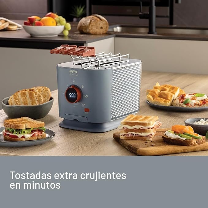 Opiniones Imetec GranToast Tostadora - Capacidad para 4 Rebanadas - Temporizador Digital