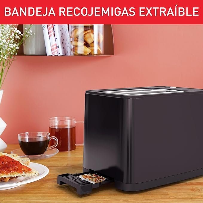 Opiniones Tefal Tostador Smart light, 2 ranuras pantalla digital cuenta atrás ajustes personalizados. Tostador Tefal Smart light con tecnología avanzada para un tostado perfecto. ¡Descubre la innovación en desayunos!