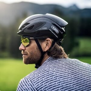 Casco de ciclismo de carretera ABUS GameChanger - Casco de bicicleta aerodinámico con opiniones óptimas