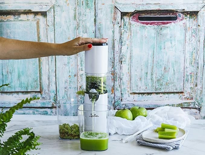 Opiniones Jata JELI1201 Licuadora para Verduras y Frutas, Extracción Lenta 60 rpm, 130 W, Sistema Antigoteo, Silencioso