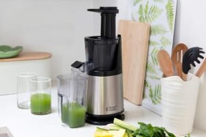 Russell Hobbs Licuadora Slow Juicer - Extractor de Zumos, 2 Coladores Fino y Grueso, Colador para Granizados - Opiniones y Características.