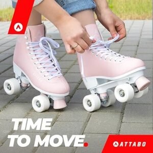 Patines de Mujer Serena Talla 36-41 EU Talla Ajustable ABEC-3 Chasis de Aluminio Caña de Piel Protección de Puntera - Opiniones ATTABO