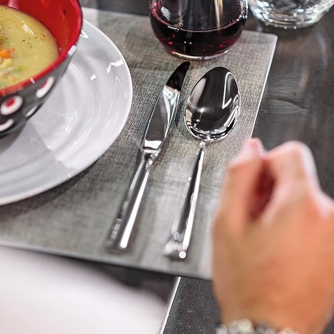 Opiniones Guzzini Icons Juego de Cubiertos de Madera, Acero Inoxidable, Cromado - Descubre la elegancia y calidad de este juego de cubiertos Guzzini Icons. Confeccionados en madera y acero inoxidable cromado, este set le dará un toque sofisticado a tu mesa. ¡Hazte con el tuyo ahora y deslumbra a tus invitados!