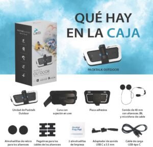 Sistema de comunicación para Casco PACKTALK Outdoor ideal para esquí, snowboard y ciclismo - Opiniones Cardo