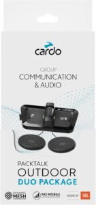 Cardo PACKTALK Outdoor - Sistema de comunicación para Casco perfecto para esquí, snowboard y ciclismo. Aumenta tu seguridad y diversión en tus deportes favoritos con este innovador dispositivo.
