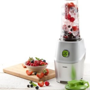 Opiniones Domo DO700BL Batidora de vaso 0.53L 1000W Metálico, Color blanco - Licuadora (Batidora de vaso, 0,53 L) - Producto de alta calidad para tu cocina. ¡Consigue la mejor mezcla con esta potente batidora de vaso!