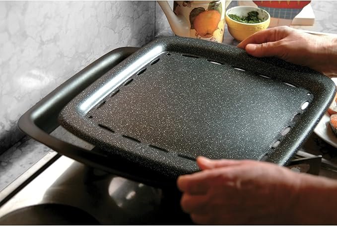 Opiniones Moneta Etnea Sartén Grill de Aluminio con Superficie de Piedra Antirayaduras y Revestimiento Antiadherente