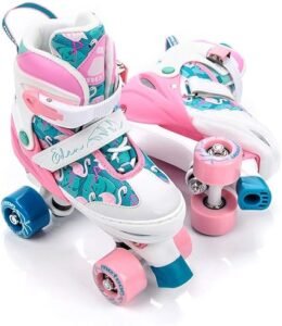 Opiniones de Patines 4 Ruedas Ajustables Disco Roler Skate - Patines en Paralelo para Niños y Adolescentes - Quad Skate Retro - ¡Compra Ahora!