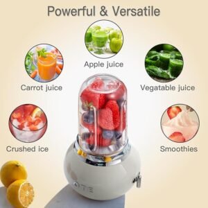 Opiniones batidora de vaso smoothies blender cuerpo acero inoxidable vidrio 400 ml espesor diseño.