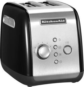 Opiniones KitchenAid 5KMT221EOB 5KMT221, 1100 W, Plástico, 2 Ranuras - Imagen del producto.