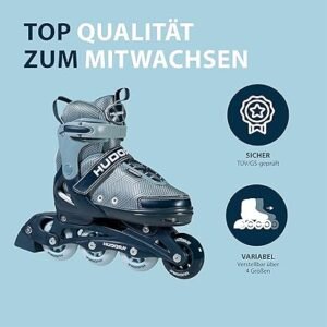 Opiniones HUDORA Patines MIA/Leon 2.0 - Patines para niños/Adolescentes y Adultos en Diferentes Tallas y Colores. ¡Descubre la mejor opción para patinar con estilo y seguridad!