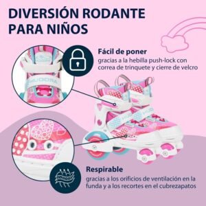 Patines HUDORA Roller Skates My First Quad en Diferentes Tallas y Colores para niños hasta 20 kg - Descubre las Mejores Opiniones