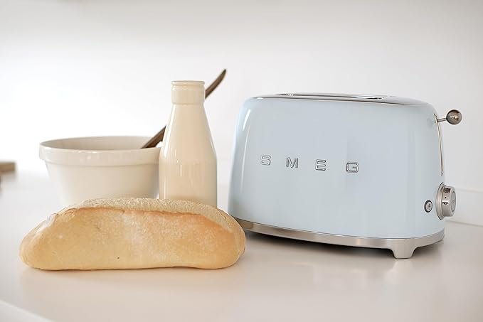 Opiniones SMEG 770918909 Tostador tsf01pbeu - Reseñas y Comentarios - Producto de Calidad - Ideal para tu Cocina - Compra Ahora - Envío Rápido - Mejor Precio - Marca de Confianza - 950W, Metal, 2 Ranuras.