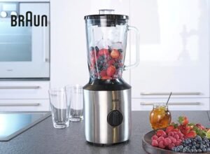 Opiniones Braun JB 3272 SI PowerBlend 3 - Batidora de vaso (incluye 2 botellas Smoothie2Go, recipiente de cristal de 1,5 l) - Imagen del producto