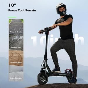 Opiniones iScooter Patinete Electrico Adultos con Cerraduras Electrónicas, Motor de 8OO, Autonomía 40-45KM - ¡Descubre el mejor patinete eléctrico para adultos con opiniones positivas! ¡Compra ahora y disfruta de una autonomía de 40-45KM!