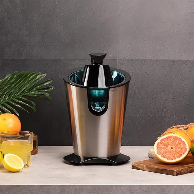 Cecotec Exprimidor Eléctrico de Brazo para Naranjas EssentialVita PowerFresh 1000 Inox. 1000W, Filtro Inoxidable - Opiniones y análisis completo. ¡Descubre el exprimidor eléctrico ideal para tu hogar!