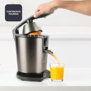 Exprimidor Black+Decker BXCJ350E 350W: Opiniones, Motor AC profesional, Filtro regulador de pulpa.