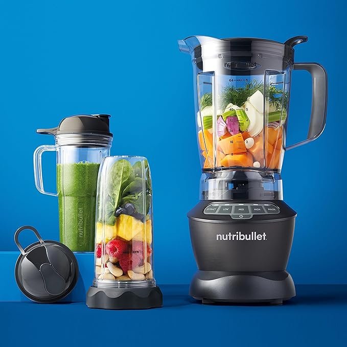 Nutribullet Blender Combo - Batidora Multifuncional de Vaso, 1200W de Potencia - Opiniones, Características y Precio