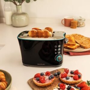 Opiniones Cecotec Tostadora Toast&Taste Double B, 650W de Potencia, Doble Ranura para 2 Tostadas - Vistas en Detalle, Características y Funcionamiento