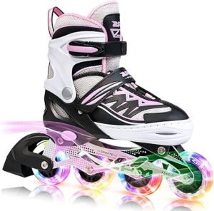 Patines en línea 2pm Sports Cytia Regulable con LED Ruedas - Opiniones de clientes: ¡Eleva la diversión de tus hijos!
