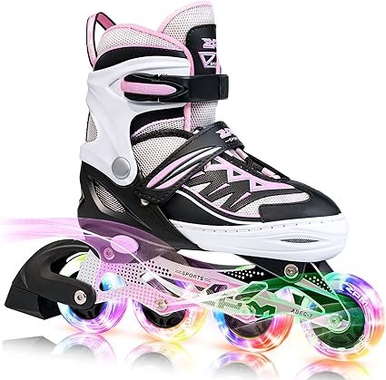 Patines en línea 2pm Sports Cytia Regulable con LED Ruedas - Opiniones de clientes: ¡Eleva la diversión de tus hijos!