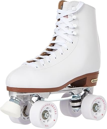 Opiniones del CHICAGO SKATES Cuero de Lujo Forrado Rink Skate para Señoras. ¡Descubre la elegancia y comodidad en estos patines de alta calidad!