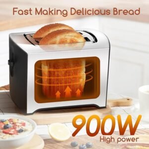 Opiniones Aigostar Mini Sunshine - Tostadora 2 ranuras, 900W, 7 niveles de tostado, función descongelación - Descubre la mejor tostadora en nuestro catálogo online. La tostadora Aigostar Mini Sunshine te asegura un tostado perfecto en cada rebanada. ¡No te quedes sin la tuya!