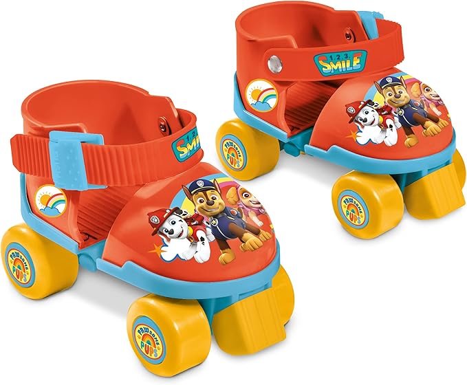 MONDO Toys Paw Patrol Patines de Ruedas para Niños, Ajustables Talla 22-29 - Modelo 28312. ¡Compra ahora y disfruta de la diversión con tus personajes favoritos de Paw Patrol!
