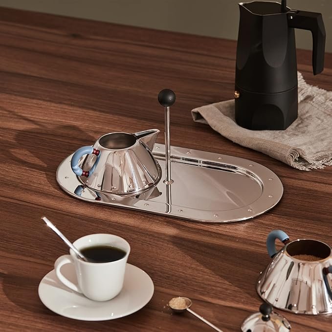 Opiniones ALESSI Decorative Small Tray Bandeja de Acero Inoxidable - Imagen de Bandeja de Acero Inoxidable Alessi Elegante y Decorativa