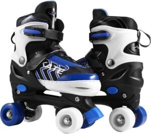 Opiniones Hikole Patines de Ruedas para niños Principiantes, Patines Ajustables con 8 Ruedas de Poliuretano: ¡Descubre la diversión sobre ruedas con estos patines de calidad! ¡Compra ahora!