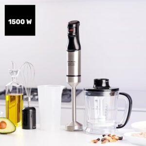 Opiniones Taurus - Batidora Rocket 1500 Nero Inox | 1500W | regulador de potencia | diseño ergonómico | varilla y cuchillas - Encuentra la mejor batidora en nuestra tienda online. ¡Potencia y diseño en un solo producto!