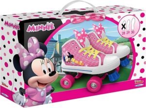 Opiniones Stamp Minnie Patines 4 Ruedas, Color Rosa, 28 - Foto del producto con diseño de Minnie Mouse en patines de 4 ruedas en color rosa.
