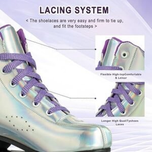 Patines de ruedas para mujer, zapatos de doble fila brillante, patines de cuatro ruedas - Opiniones XUDREZ. ¡Descubre los mejores patines unisex para disfrutar de la diversión sobre ruedas!